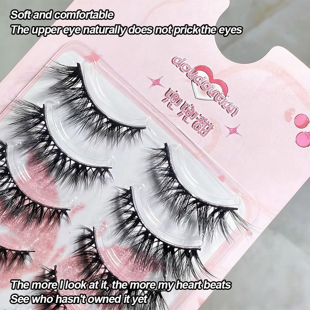 X Beauty Makeup - Schoonheid 3D Zijdevezel Valse Wimpers Natuurlijke