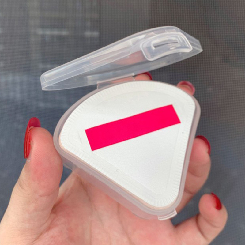 Cosmetic Sponge - 1PC Make-up Puff Box Draagbare Driehoekige