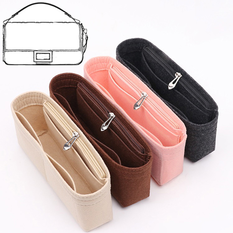 Ysl Beauty Makeup Bag - 1Pc Vilt Insert Tas Organizer, Make-Up