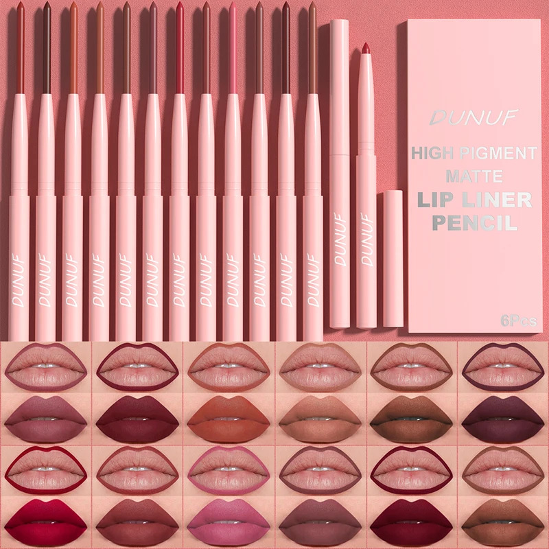 X Beauty Makeup - 6 stks/set Lip Liner Pen Set