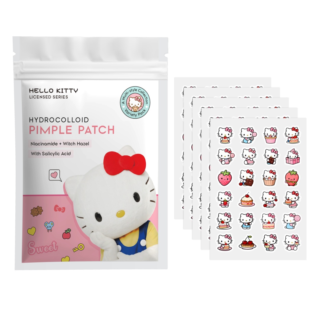 Pressed Powder Foundation - 48/120PCS hello kitty acnepleisters, acnepleisters voor