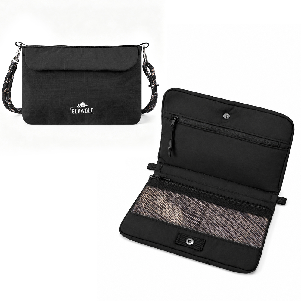 Pressed Powder Foundation - Multifunctionele crossbody tas, reistas, opgevulde portemonnee,