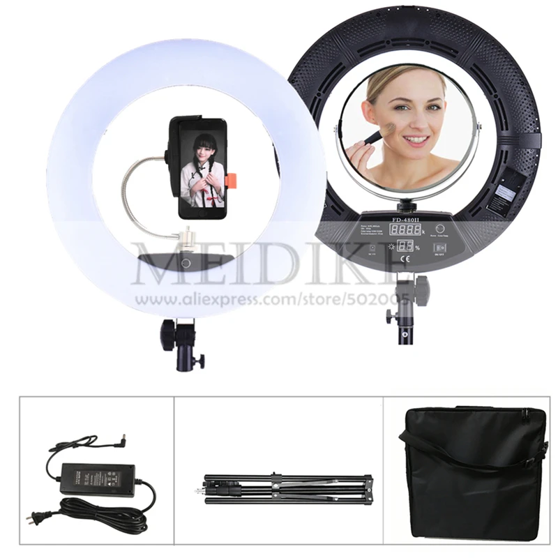Beauty Makeup Video - LED Ringlamp FD-480II Beauty Studio LED