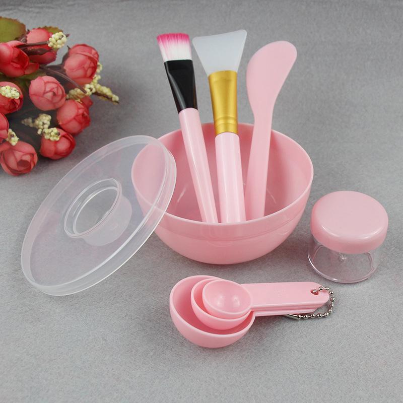 Beauty Makeup Supply - Gezichtsborstel, masker, kom, lepel, set, maskerborstel,