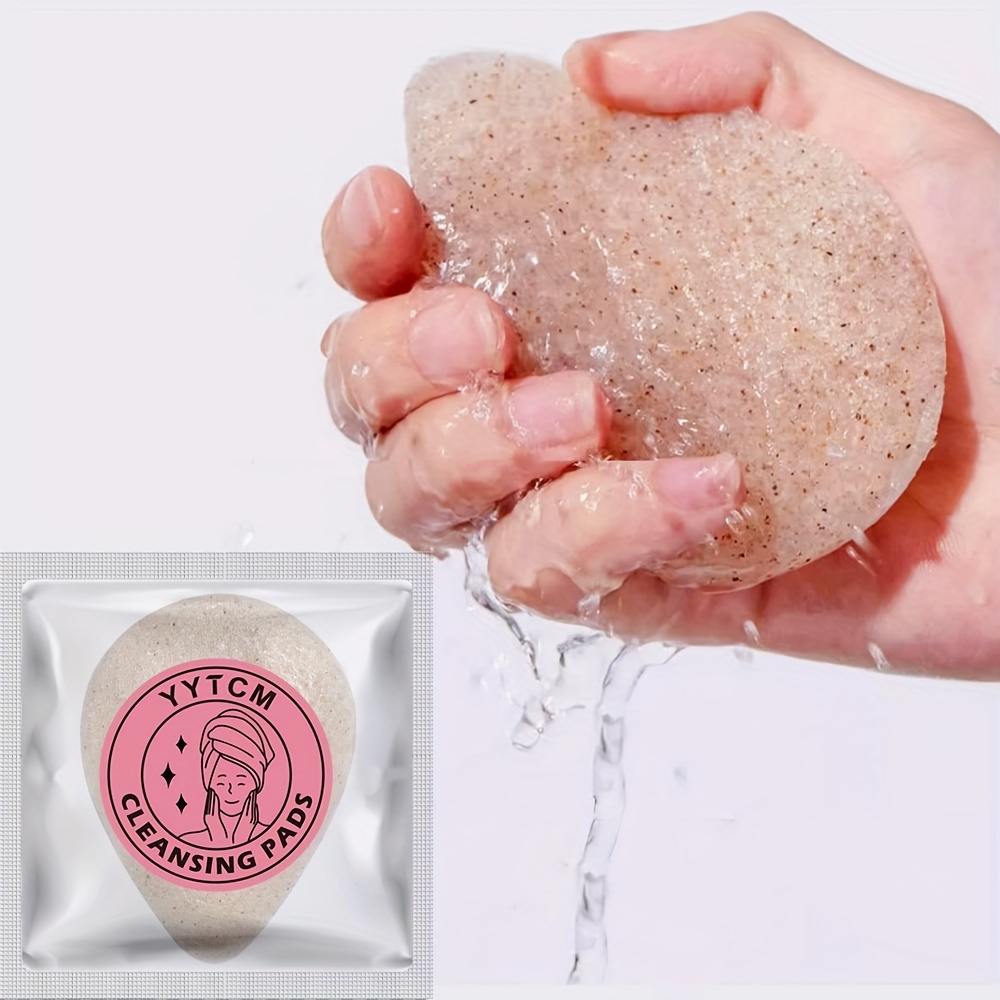 Cosmetic Sponge - Walnootzaad Konjac gezichtsspons, natuurlijke reinigingsbladerdeeg voor