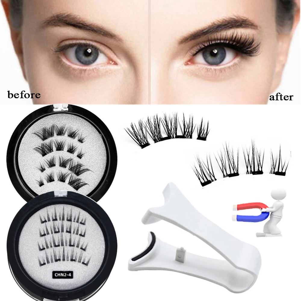 Beauty Makeup Supply - Lijmvrije magnetische wimpers 3D Natuurlijk effect