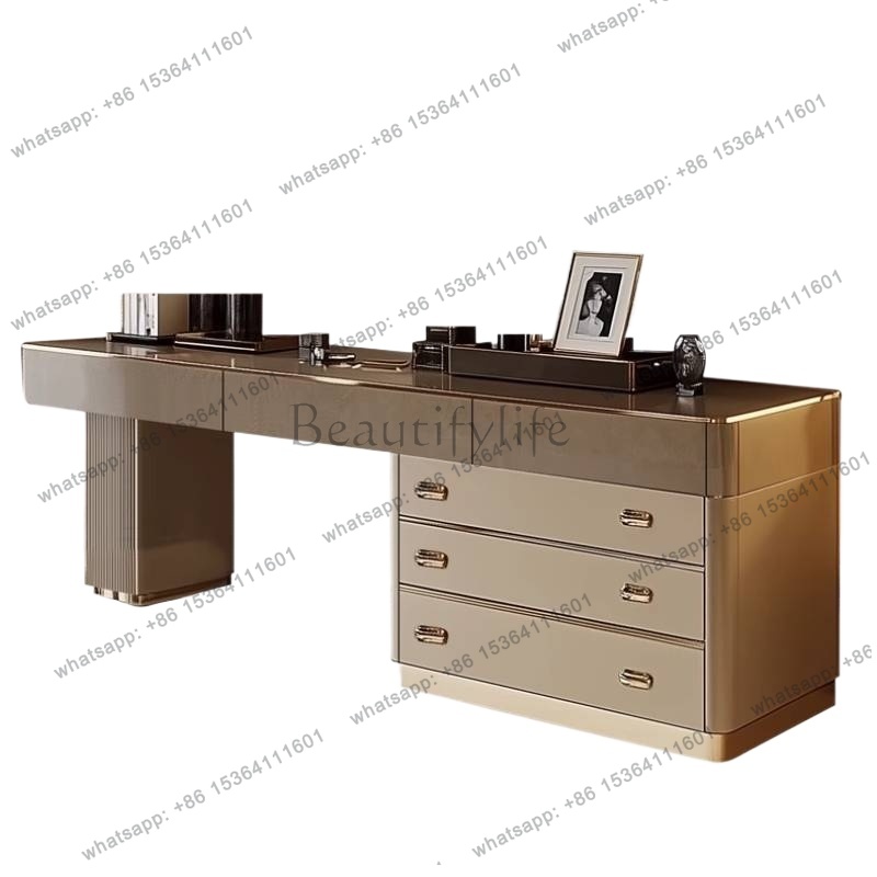 Beauty Makeup Vanity Set - Volledige set houten kaptafel Scandinavische esthetische