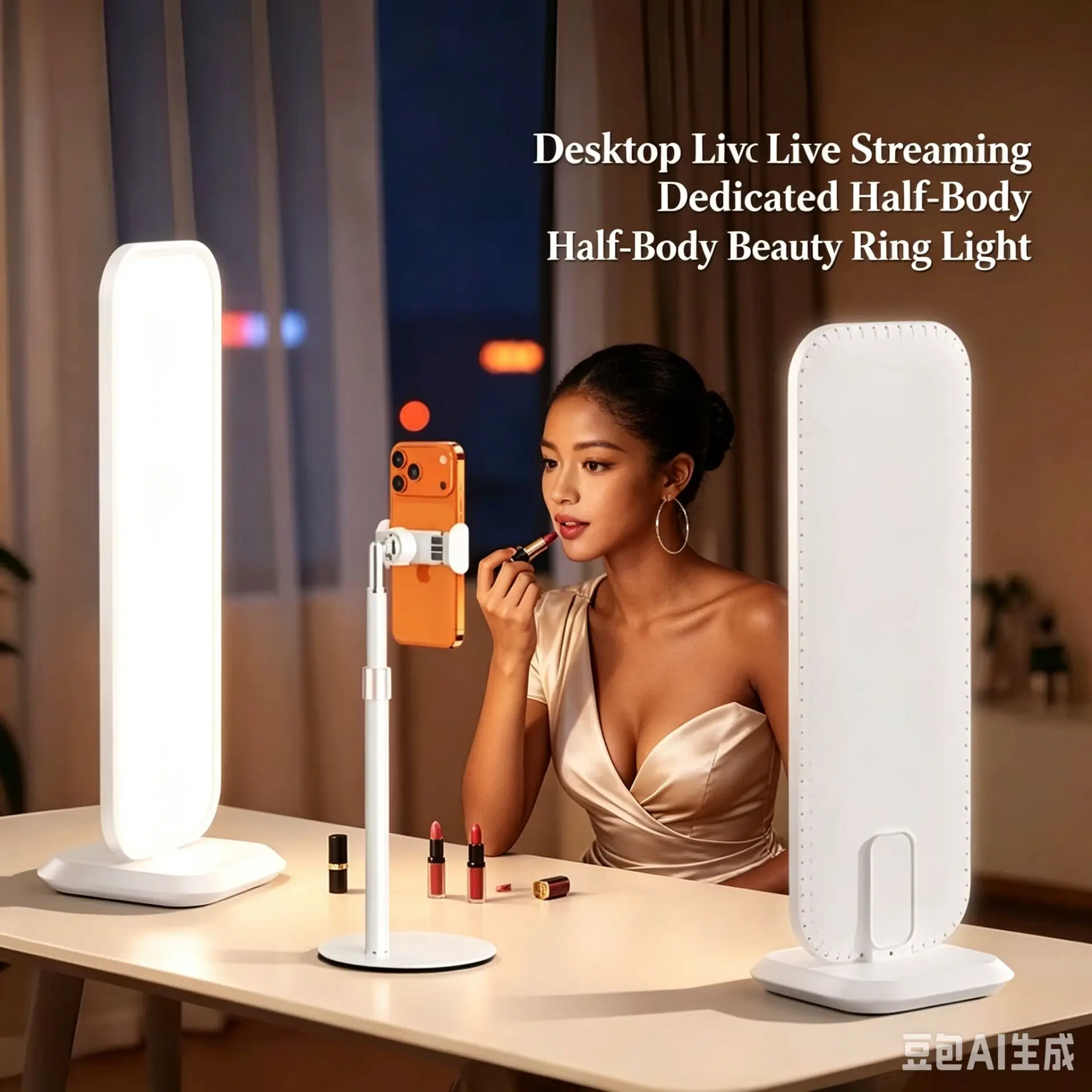 LED Desktop Half Body Fill Lig - Beauty Makeup Video recensie en prijs