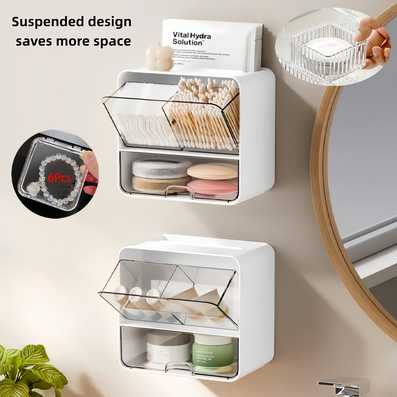 8-delige set, één wandgemontee - Beauty Makeup Vanity Set recensie en prijs