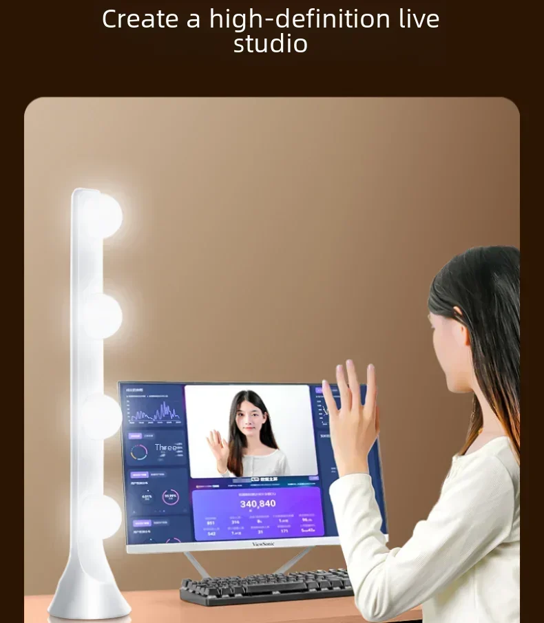 10W Professioneel ​ ​ LED-vulo - Beauty Makeup Video recensie en prijs