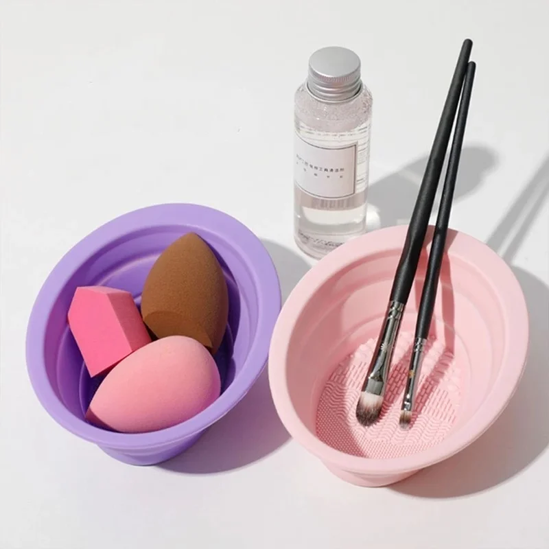 Opvouwbare siliconen make-upbo - Beauty Makeup Supply recensie en prijs