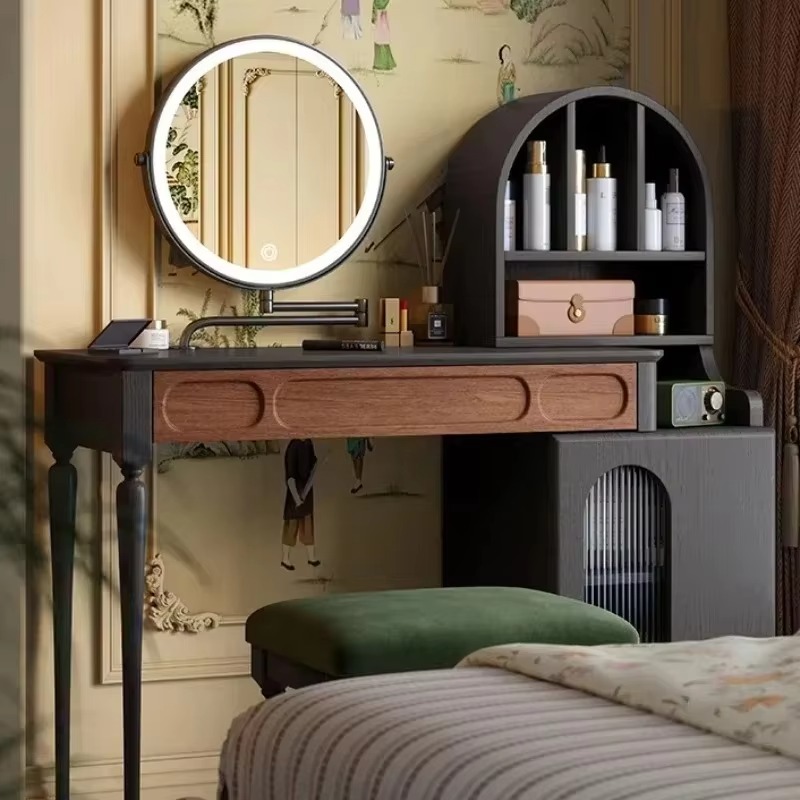 Italiaanse zwarte kaptafel met - Beauty Makeup Vanity Set recensie en prijs