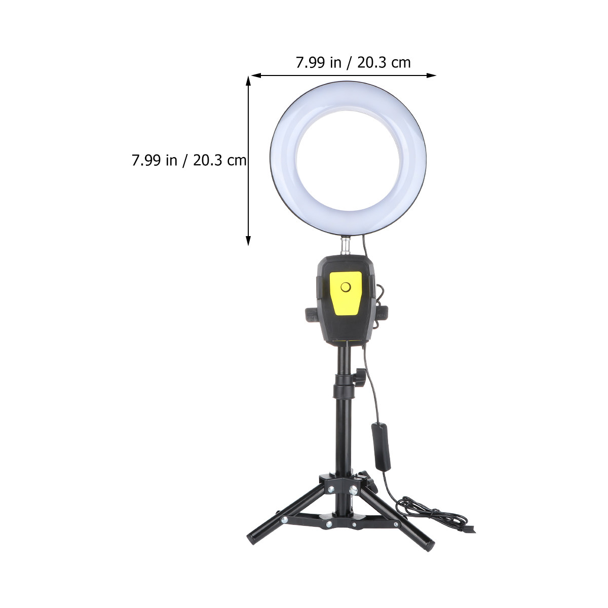 8 inch LED-vullicht, ringvormi - Beauty Makeup Video recensie en prijs